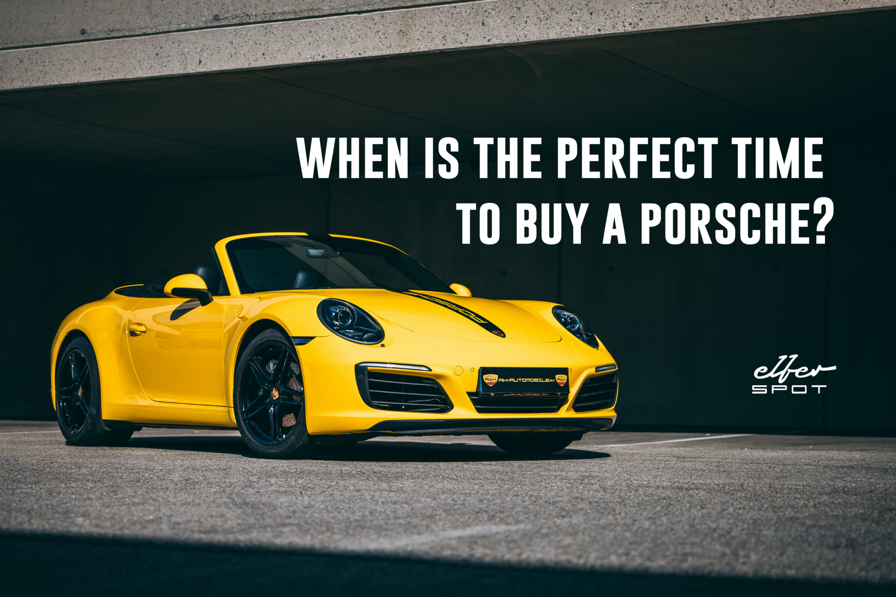 Are convertibles really more expensive in summer? When is the perfect time to buy a Porsche?